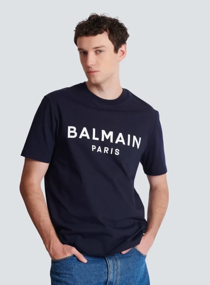 T-shirt avec imprimé Balmain Paris T-shirt avec imprimé Balmain Paris