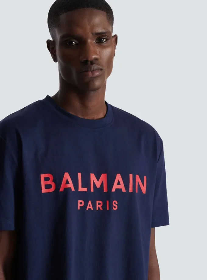 T-shirt avec imprimé Balmain Paris T-shirt avec imprimé Balmain Paris