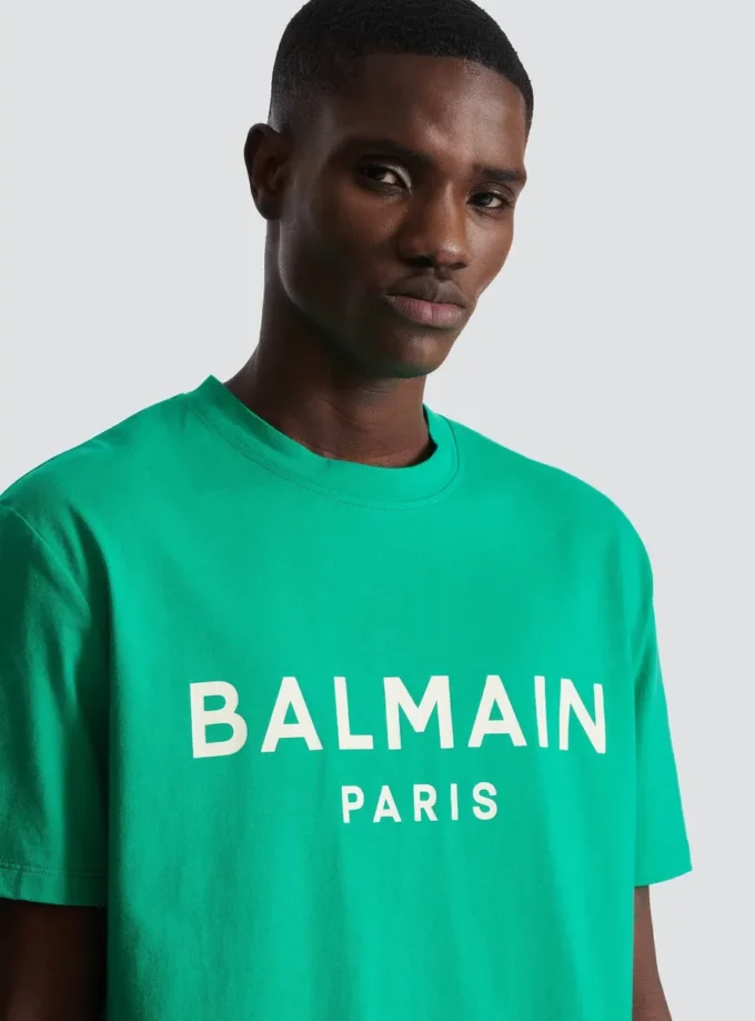 T-shirt avec imprimé Balmain Paris T-shirt avec imprimé Balmain Paris