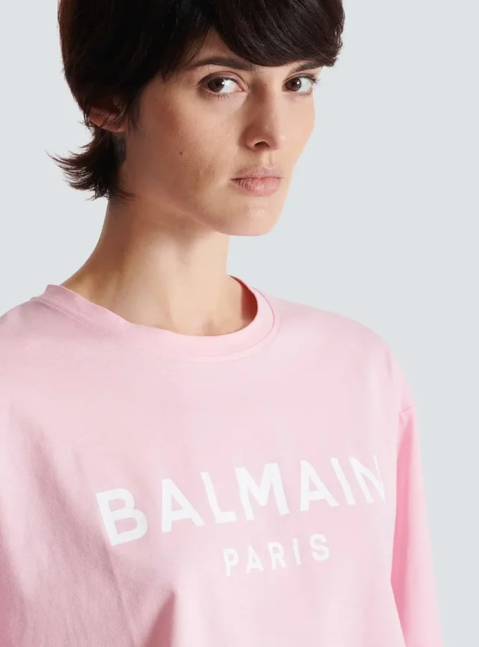 T-shirt avec imprimé Balmain Paris T-shirt avec imprimé Balmain Paris