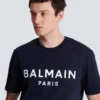 T-shirt avec imprimé Balmain Paris T-shirt avec imprimé Balmain Paris