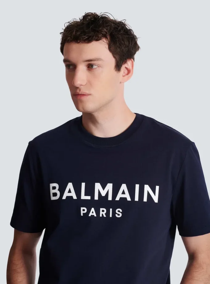 T-shirt avec imprimé Balmain Paris T-shirt avec imprimé Balmain Paris