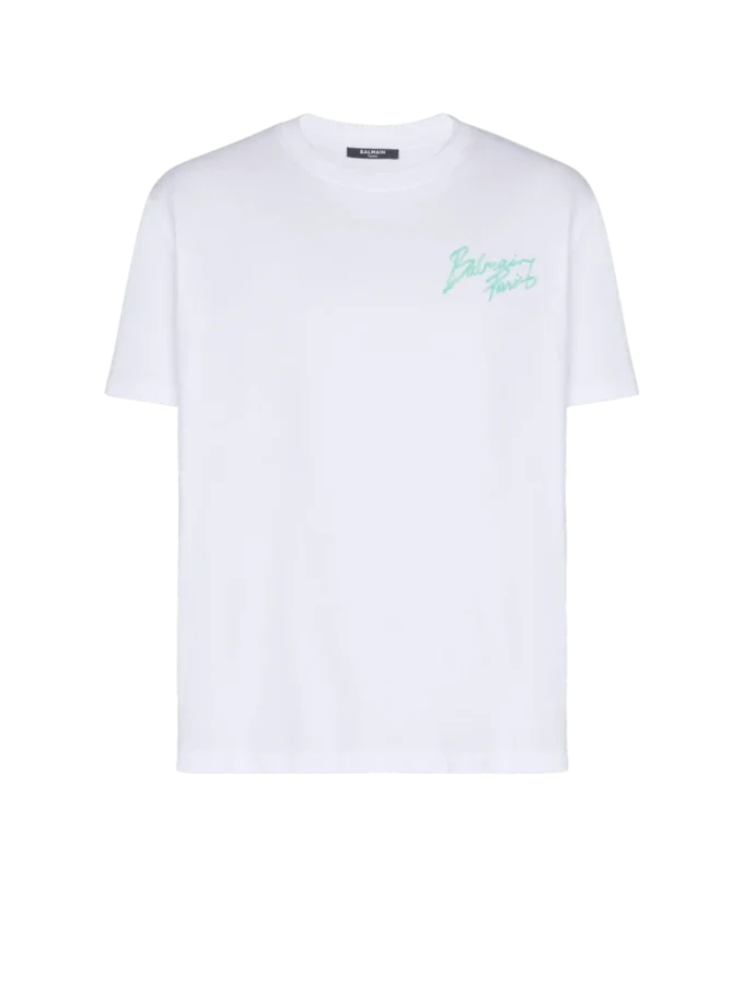 T-shirt avec imprimé Balmain Paris Brush T-shirt avec imprimé Balmain Paris Brush