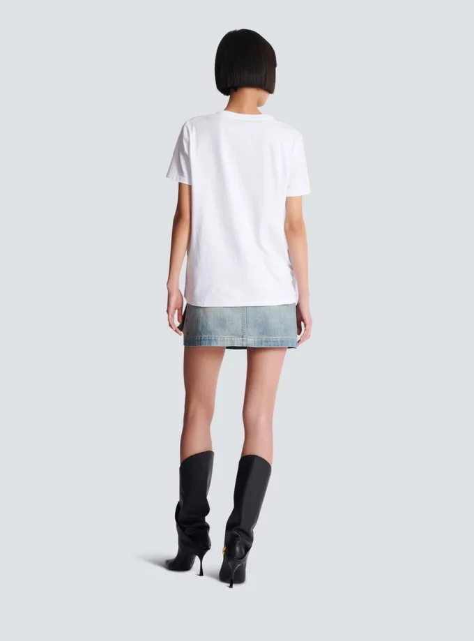 T-shirt avec imprimé Balmain Paris Chain T-shirt avec imprimé Balmain Paris Chain