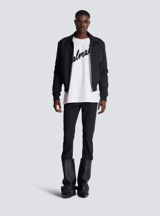T-shirt avec logo Balmain Letter floqué T-shirt avec logo Balmain Letter floqué