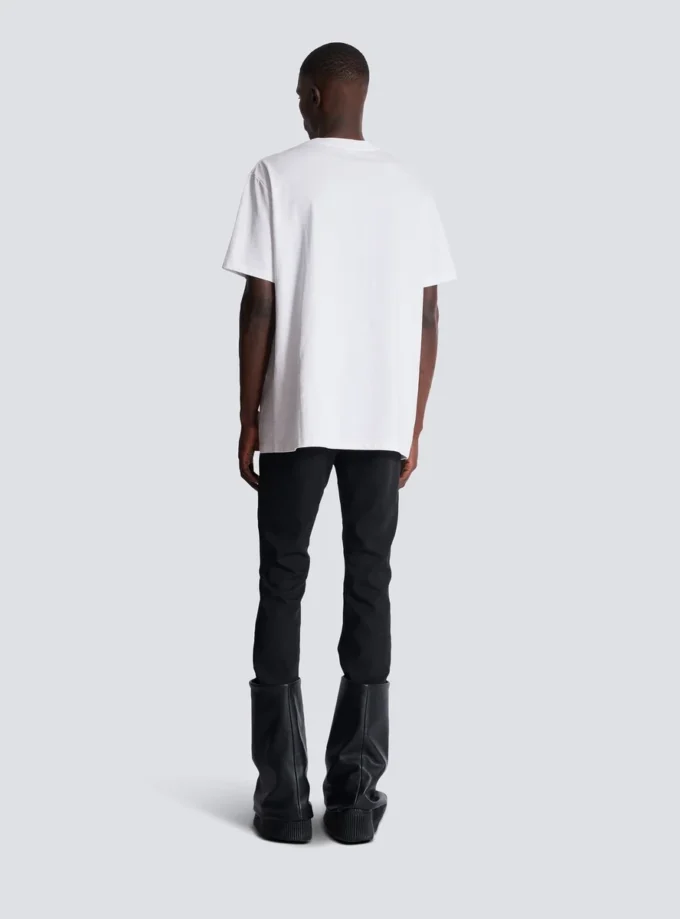 T-shirt avec logo Balmain Letter floqué T-shirt avec logo Balmain Letter floqué