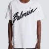 T-shirt avec logo Balmain Letter floqué T-shirt avec logo Balmain Letter floqué