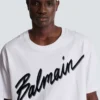 T-shirt avec logo Balmain Letter floqué T-shirt avec logo Balmain Letter floqué