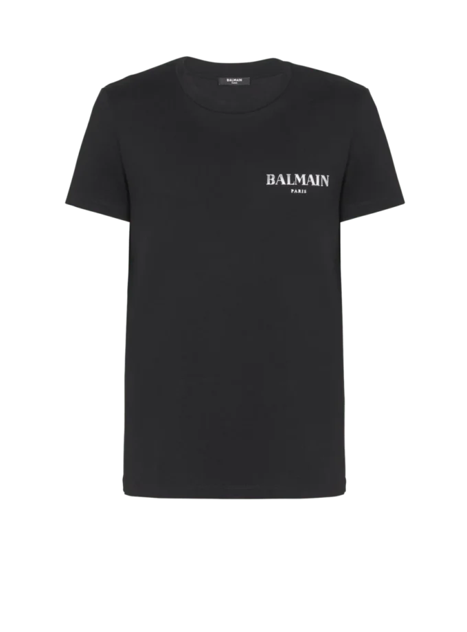 T-shirt avec logo Balmain vintage en gel