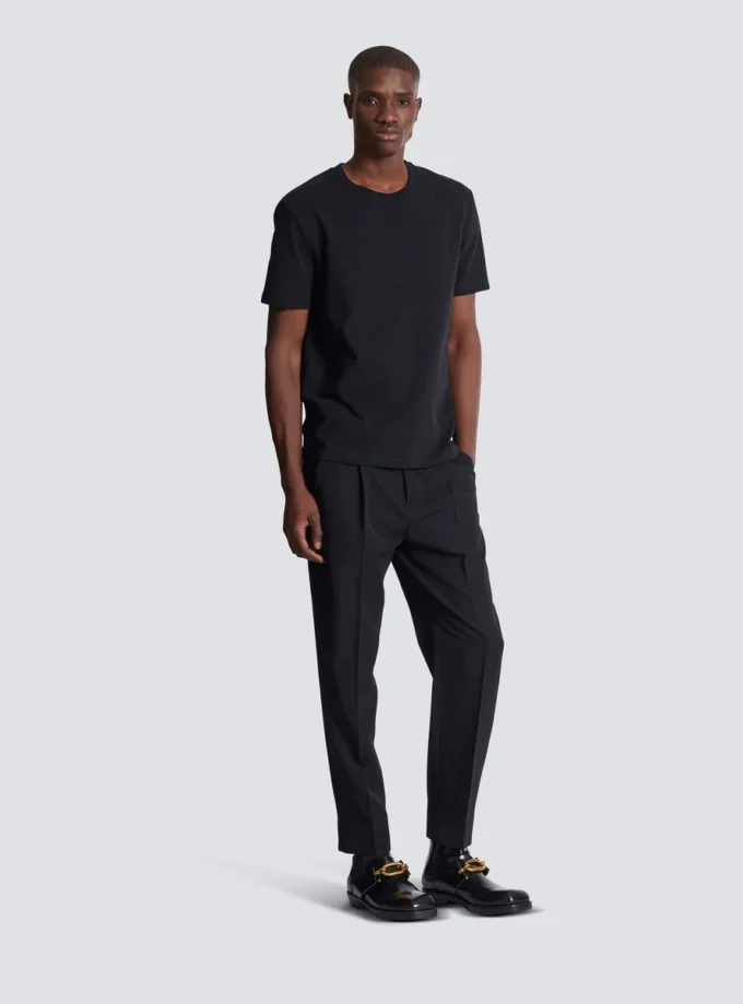 T-shirt avec logo Balmain vintage en gel