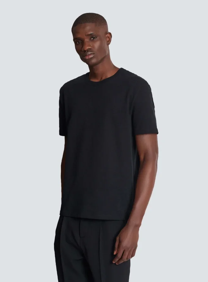 T-shirt avec logo Balmain vintage en gel