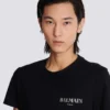 T-shirt avec logo Balmain vintage en gel