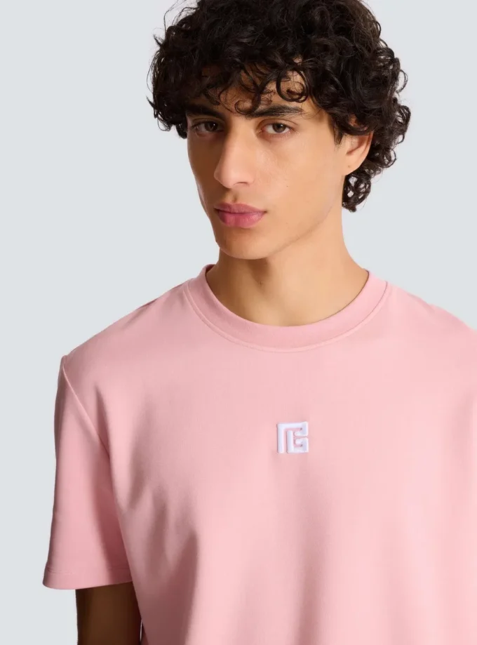 T-shirt avec logo brodé