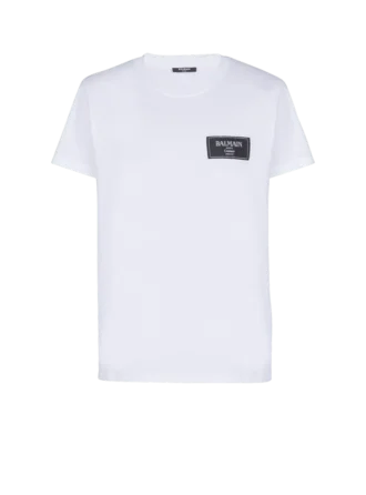 T-shirt avec étiquette Balmain Couture