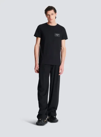 T-shirt avec étiquette Balmain Couture T-shirt avec étiquette Balmain Couture