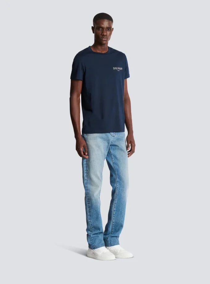 T-shirt Balmain Vintage Gel – Coupe ajustée