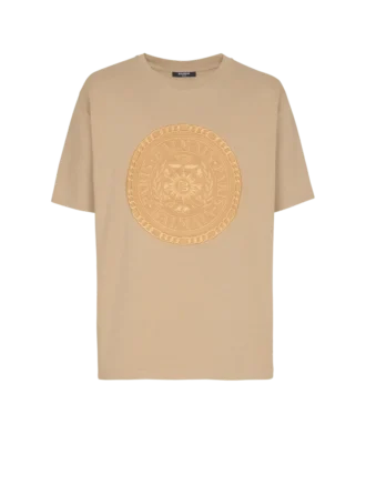T-shirt brodé Balmain Médaille