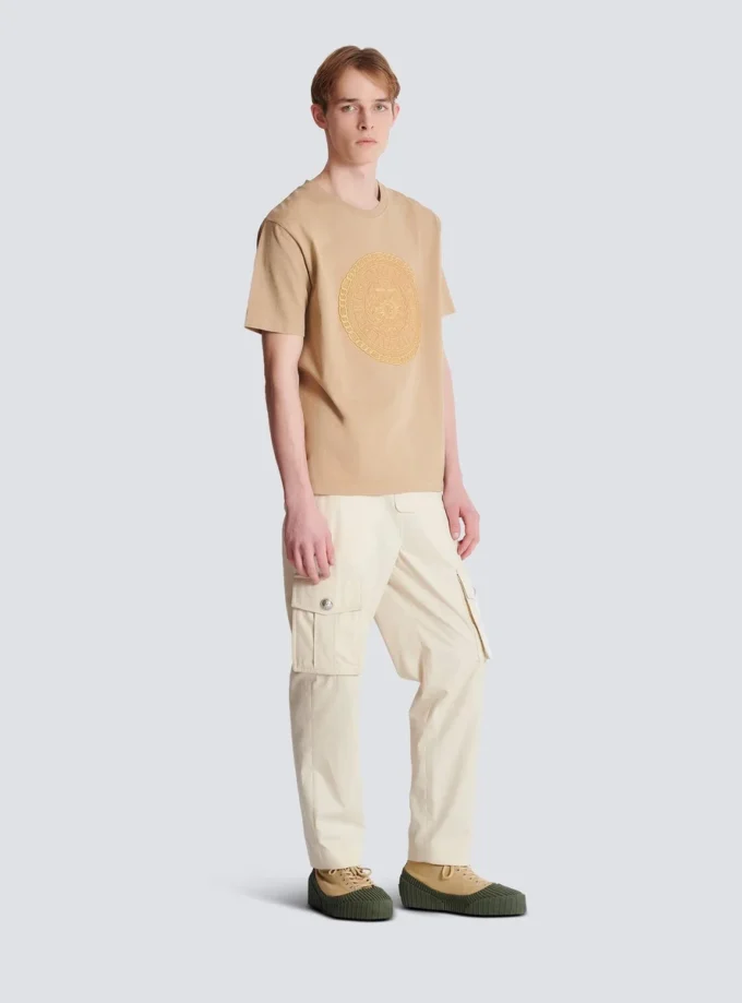 T-shirt brodé Balmain Médaille T-shirt brodé Balmain Médaille