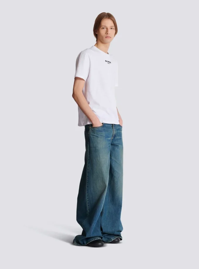 T-shirt brodé Balmain Paris T-shirt brodé Balmain Paris