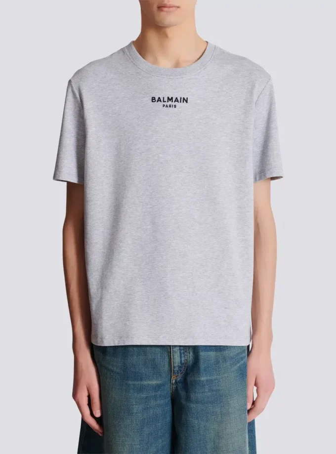 T-shirt brodé Balmain Paris