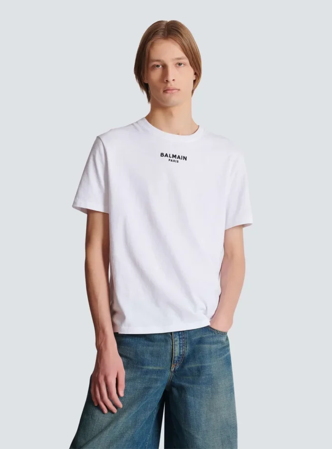 T-shirt brodé Balmain Paris T-shirt brodé Balmain Paris