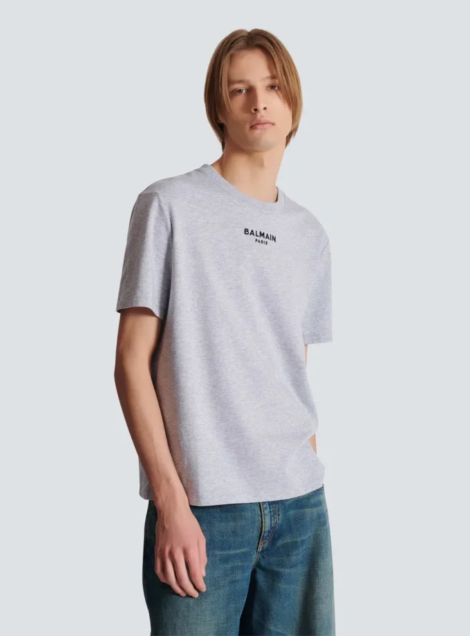 T-shirt brodé Balmain Paris