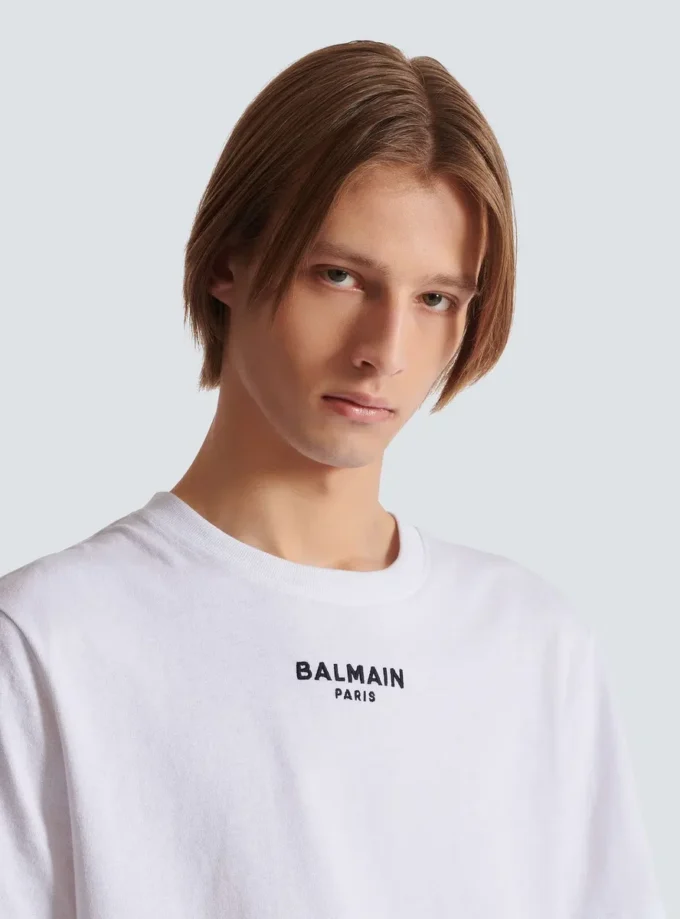 T-shirt brodé Balmain Paris T-shirt brodé Balmain Paris