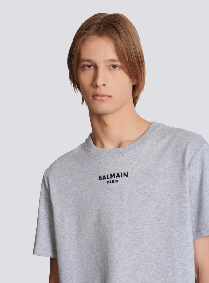 T-shirt brodé Balmain Paris