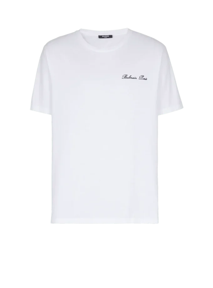 T-shirt brodé Balmain Signature T-shirt brodé Balmain Signature