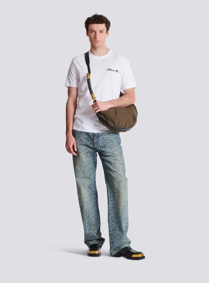 T-shirt brodé Balmain Signature T-shirt brodé Balmain Signature