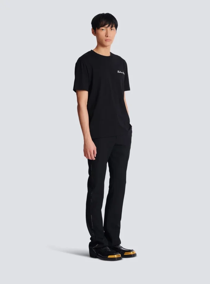 T-shirt brodé Balmain Signature T-shirt brodé Balmain Signature