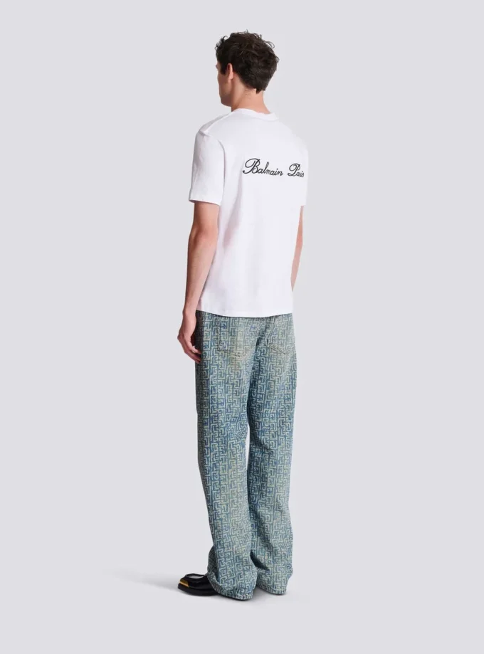 T-shirt brodé Balmain Signature T-shirt brodé Balmain Signature
