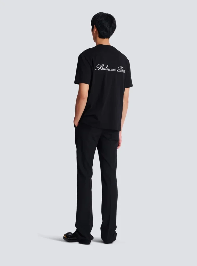 T-shirt brodé Balmain Signature T-shirt brodé Balmain Signature