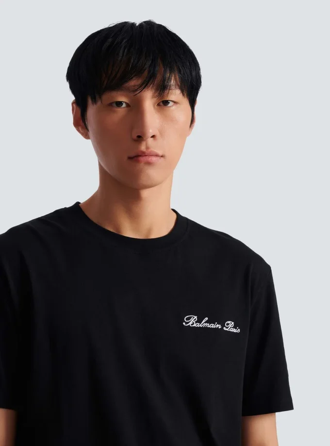 T-shirt brodé Balmain Signature T-shirt brodé Balmain Signature
