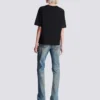T-shirt carré avec imprimé Balmain Paris Brush