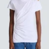 T-shirt drapé à manches courtes en jersey T-shirt drapé à manches courtes en jersey