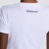 T-shirt drapé à manches courtes en jersey T-shirt drapé à manches courtes en jersey