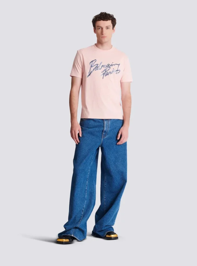 T-shirt en coton imprimé T-shirt en coton imprimé