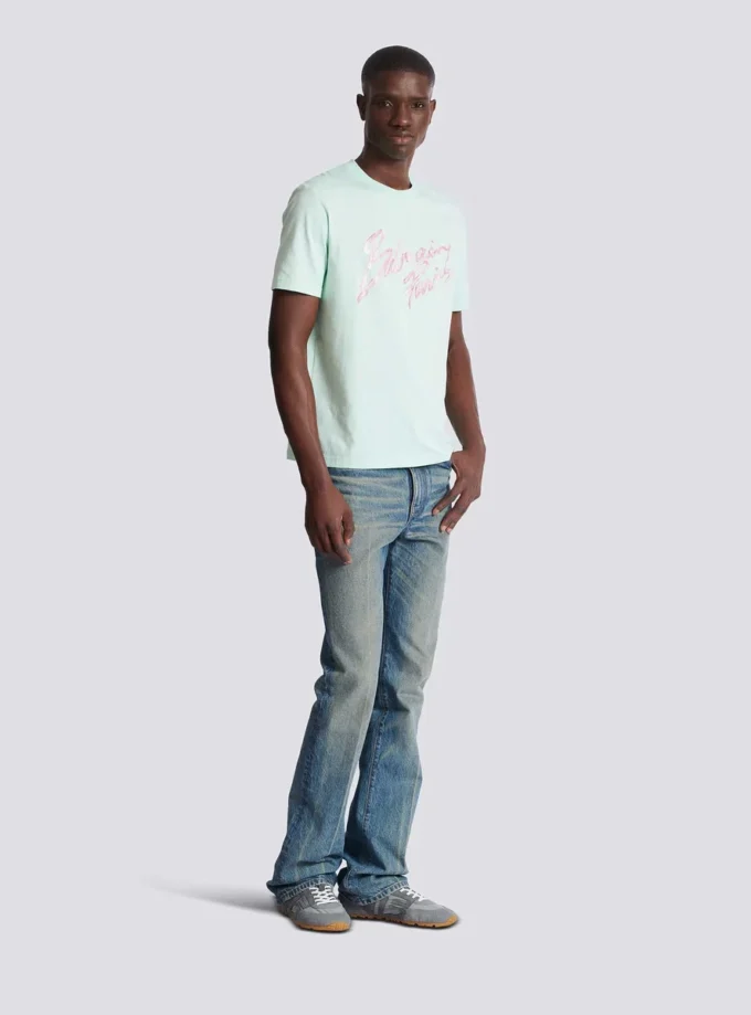 T-shirt en coton imprimé T-shirt en coton imprimé