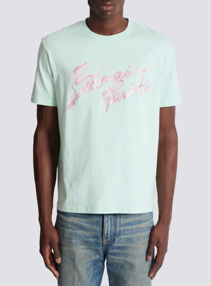 T-shirt en coton imprimé T-shirt en coton imprimé
