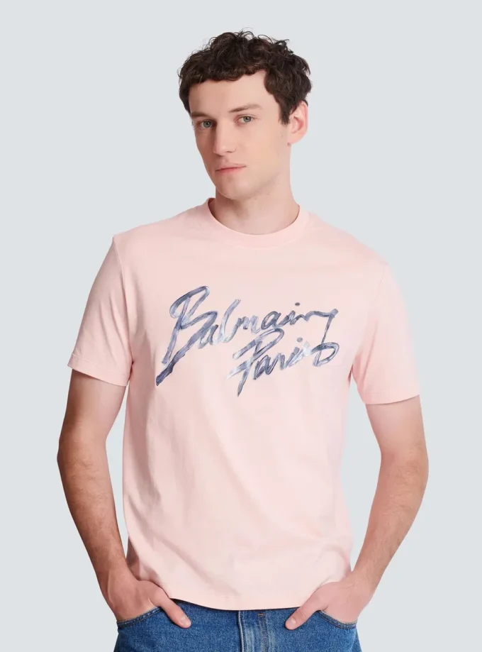 T-shirt en coton imprimé T-shirt en coton imprimé