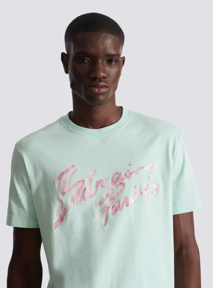 T-shirt en coton imprimé T-shirt en coton imprimé