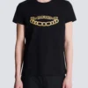 T-shirt imprimé du logo Balmain Chaînes T-shirt imprimé du logo Balmain Chaînes