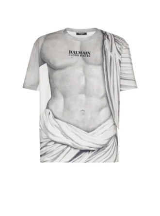 T-shirt à logo avec imprimé Statue T-shirt à logo avec imprimé Statue