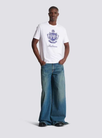 T-shirt à manches courtes avec imprimé College Emblem