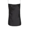 Top drapé en satin