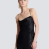 Top drapé en satin
