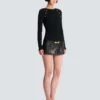 Top en maille avec boutons Top en maille avec boutons
