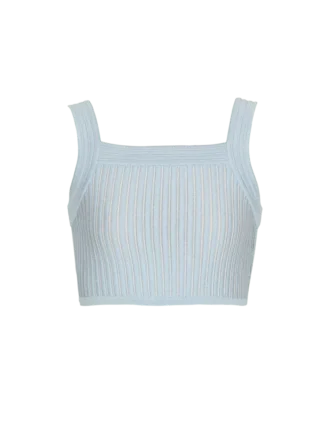 Top en maille texturée Top en maille texturée