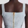 Top en maille texturée Top en maille texturée